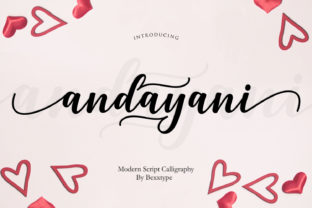 Andayani Script: A Modern Font for Creative Makers