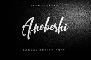 Anobeshi: A Versatile Script Handwritten Font for Creative Projects
