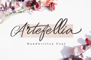 Artefellia: A Romantic Script Font for Elegant Web Design