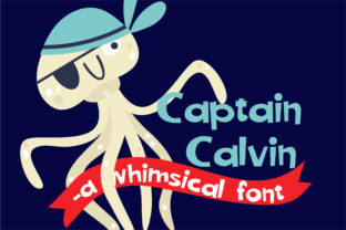 Captain Calvin: A Playful Sans Serif Font for Editorial Design