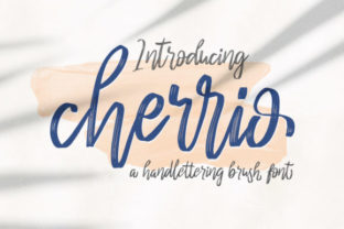 Cherrio Brush: A Fun Font for Summer-Themed Branding