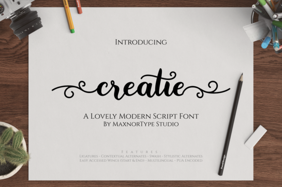 Creatie: A Calming Script Font for Editorial Grace
