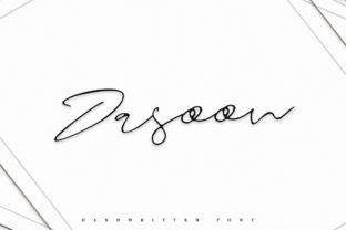 Dasoon: A Modern Handwritten Font for Crafters