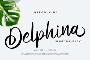 Delphina Font: A Handwritten Typeface for Modern Campaigns