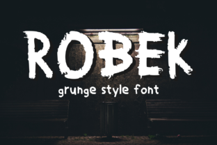 Discover the Edgy Robek Font for Unique Designs