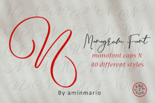 Elevate Your Brand with Monogram N Monofont Caps N