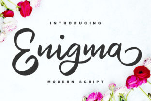 Enigma Font: A Stunning Handwritten Script for Elegant Designs