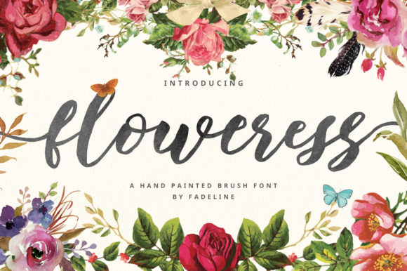 Floweress: A Bold and Elegant Script Handwritten Font