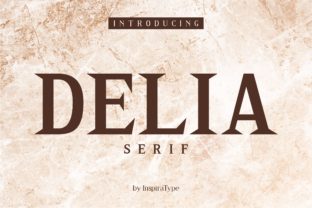 Introducing Delia: A Sophisticated Serif Font for Editorial Design
