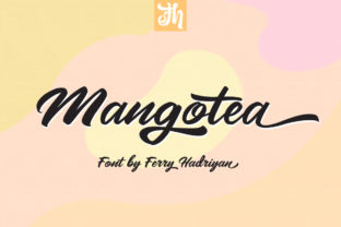 Introducing Mangotea: A Bold Script Font for Creative Design