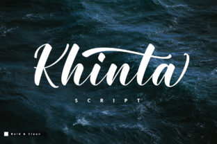 Khinta Script: A Bold and Adventurous Handwritten Font