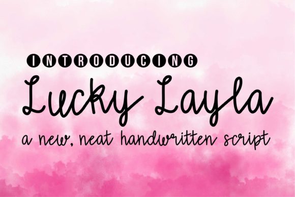 Lucky Layla: A Fun Handwritten Font for Eye-Catching Campaigns