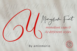 Monogram U Monofont Caps U: A Versatile Script Handwritten Font
