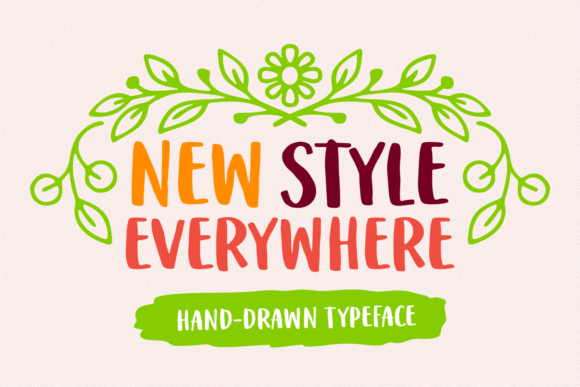 New Style Everywhere: A Modern Script Font for Editorial Design