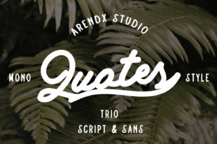 Quotes Trio: A Versatile Font for Creative Web Design