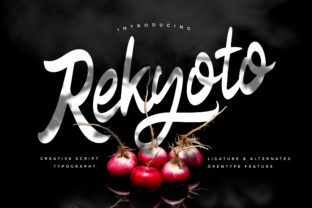 Rekyoto: A Bold Handwritten Font for Crafters and Creators