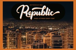 Republic: A Bold and Charming Handwritten Font for Editorial Design