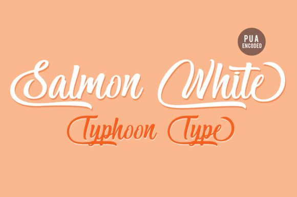 Salmon White: A Playful Handwritten Font for Creative Branding
