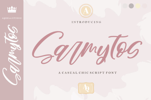 Sarmytos: A Bold Handwritten Font for Makers and Sellers