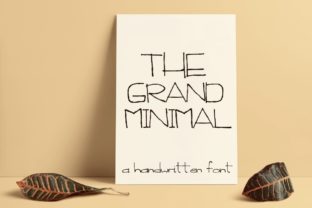 The Grand Minimal Font for Your Craft & Product Designs