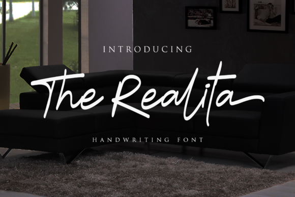 The Realita: A Bold Handwritten Font for Unique Web Design