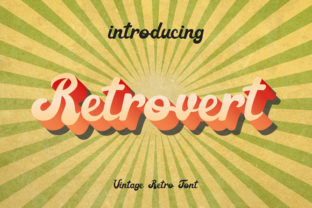 Using the Retrovert Font for Your Creative Branding Projects