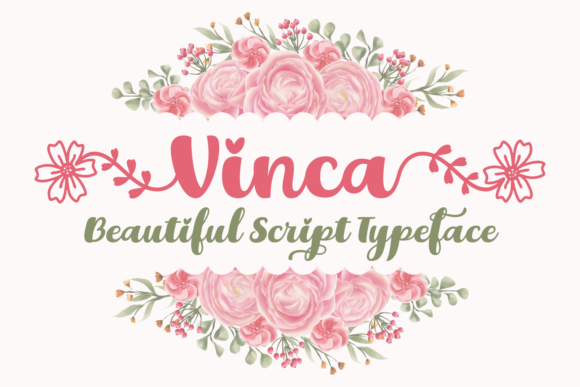 Vinca: A Boldly Romantic Font for Modern Branding